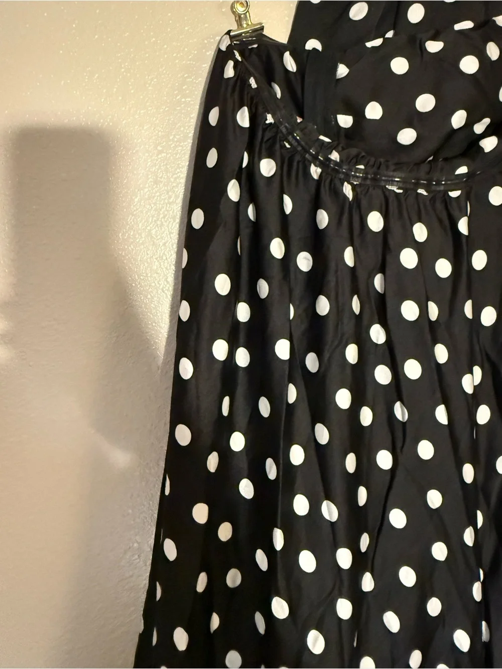 Show Me Your Mumu Tinsley Tube Dress- Black & White Polka Dot Strapless Maxi - Picture 6 of 8